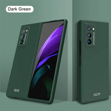 Load image into Gallery viewer, Luxury Plating Glass Case Anti-knock Protective Hard Edge Cover For Samsung Galaxy Z Fold 2 5G