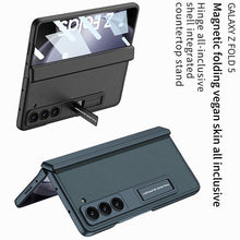 Load image into Gallery viewer, Magnetic Hinge Invisible Bracket All-included Protective Leather Phone Case For Samsung Galaxy Z Fold 5/4/3 - mycasety2023 Mycasety
