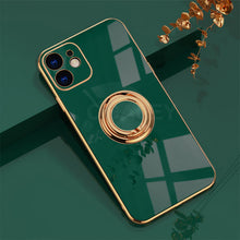 Load image into Gallery viewer, 2021 Original Silicone Cover For iPhone 12 12 Pro Cover Case For iPhone 12 mini 11 Pro Max luxury Plating Phone Case for iPhone11 Max