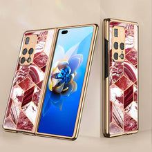 Load image into Gallery viewer, Luxury Plating Glass Anti-knock Protective Hard Edge Cover For Huawei Mate X2
