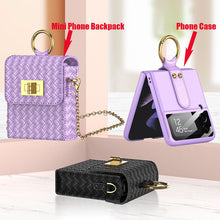 Load image into Gallery viewer, Luxury Mini Phone Backpack Design For Samsung Galaxy Z Flip4 Flip3 5G
