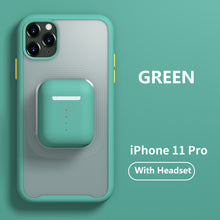 Load image into Gallery viewer, 2021 Magnetic Bluetooth Earphone Charging Compartment Case For iPhone 11 Pro Max 11 Pro XS Max XR 7Plus 8Plus SE 2020