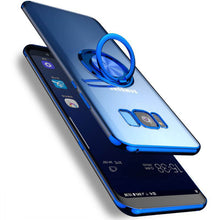 Load image into Gallery viewer, High Quality Electroplated Magnetic Car Holder Ring Case For Samsung