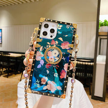 Load image into Gallery viewer, Vintage Fashion Rose Ring Gold Chain Phone Case For iPhone & Samsung