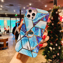 Load image into Gallery viewer, 2021 Fashion Electroplating Marble Pattern Case For iPhone