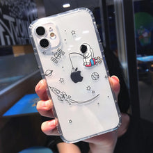 Load image into Gallery viewer, 2021 Lovebay Creative Astronaut Shockproof Phone Case For iPhone 11 Pro Max X XR XS Max 7 8 Plus SE 2020 Cute Cartoon Funny Fundas