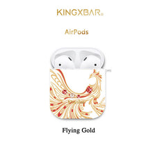 Load image into Gallery viewer, 2021 Fashion Flower Crystal  Bronzing Protective AirPods Case
