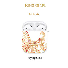 Load image into Gallery viewer, 2021 Fashion Flower Crystal Bronzing Protective AirPods Case