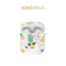 Load image into Gallery viewer, 2021 Fashion Fruit Crystal Bronzing Protective AirPods Case