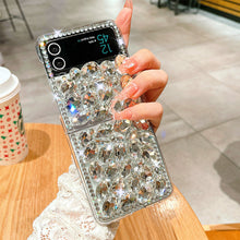 Load image into Gallery viewer, Luxurious Transparent Diamond For Samsung Galaxy Z Flip3/4 Case - mycasety2023 Mycasety