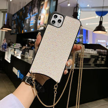 Load image into Gallery viewer, 2021 Fashion Shining Stylish Crossbody Chain Back Cover For iPhone