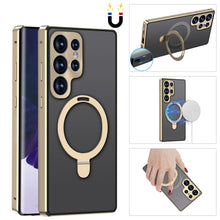 Load image into Gallery viewer, Magnetic Double-Sided Protection Metal Frame Phone Case With Invisible MagSafe Bracket For Samsung/iPhone - mycasety2023 Mycasety