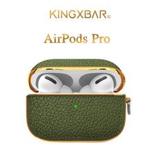Load image into Gallery viewer, 2021 Luxury Genuine Leather Protective AirPods Pro Case