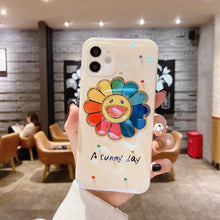 Load image into Gallery viewer, Sunflower Smiley Face iPhone Case - mycasety2023 Mycasety