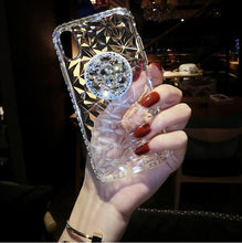 Load image into Gallery viewer, Diamante Pattern Mobile Phone Case iPhone(with AirBag Bracket)