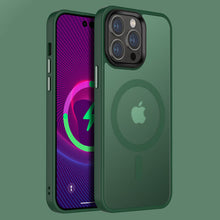 Load image into Gallery viewer, Matte Skin-feel Anti-fall Protective iPhone Case Support MagSafe Charge