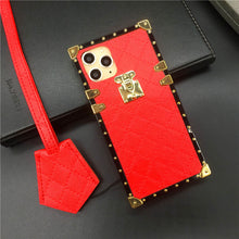 Load image into Gallery viewer, 2020 Luxury Square Plaid Case for iPhone
