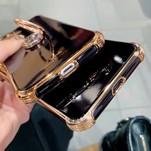 Load image into Gallery viewer, Luxury Electroplated Gold Plating Glitter Case with Ring Holder For iPhone 12Pro MAX 11 Pro XS MAX XR 7 8 Plus - VooChoice