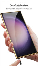 Load image into Gallery viewer, Electroplated Leather Soft Shell Samsung Galaxy S23 S23 Plus S23 Ultra Case