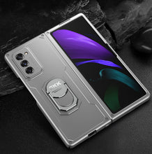 Load image into Gallery viewer, Luxury Plating Glass Case Anti-knock Protective Hard Edge Cover For Samsung Galaxy Z Fold 2 5G