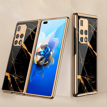 Load image into Gallery viewer, Luxury Plating Glass Anti-knock Protective Hard Edge Cover For Huawei Mate X2