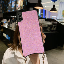 Load image into Gallery viewer, 2021 Fashion Shining Stylish Crossbody Chain Back Cover For iPhone