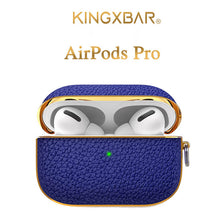 Load image into Gallery viewer, 2021 Luxury Genuine Leather Protective AirPods Pro Case