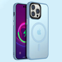 Load image into Gallery viewer, Matte Skin-feel Anti-fall Protective iPhone Case Support MagSafe Charge
