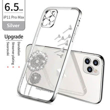 Load image into Gallery viewer, 2021 Dandelion Diamonds Electroplating Case For iPhone 12 Pro Max Mini 11 XS XR 7 8 Plus SE 2020 Cover