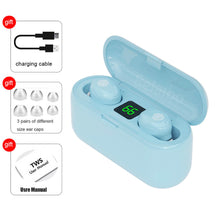 Load image into Gallery viewer, F9 TWS Bluetooth Headphone 5.0 Touch Control Wireless Headset LED Display Earphone Gaming Auriculares