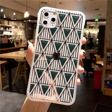 Load image into Gallery viewer, 2020 Plating Triangle Full Mirror Glitter Case For iPhone
