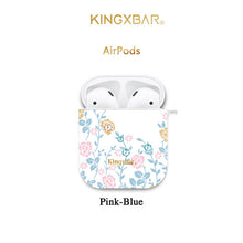 Load image into Gallery viewer, 2021 Fashion Flower Crystal  Bronzing Protective AirPods Case
