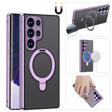 Load image into Gallery viewer, Magnetic Double-Sided Protection Metal Frame Phone Case With Invisible MagSafe Bracket For Samsung/iPhone - mycasety2023 Mycasety