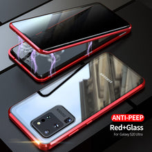 Load image into Gallery viewer, 2021 Samsung Double-Sided Protection Anti-Peep Tempered Glass Phone Case For S21 S20 Series