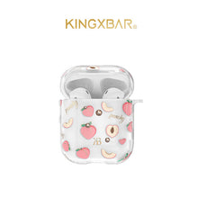 Load image into Gallery viewer, 2021 Fashion Fruit Crystal Bronzing Protective AirPods Case
