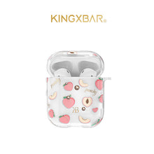 Load image into Gallery viewer, 2021 Fashion Fruit Crystal Bronzing Protective AirPods Case