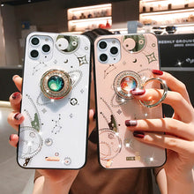 Load image into Gallery viewer, 2020 Luxury Glitter Planet Pattern Diamond iPhone Case
