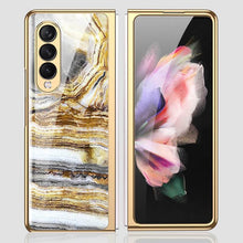 Load image into Gallery viewer, Flower Glass Case For Samsung Galaxy Z Fold 3 5G
