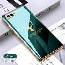 Load image into Gallery viewer, 2021 Luxury Deer Pattern Camera All-inclusive Electroplating Process Case For OPPO Reno 4 3 Pro R17 Pro Find X