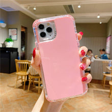 Load image into Gallery viewer, 2021 Candy Color Shockproof Bumper Phone Case For iPhone 12 12Pro Max 11Pro Solid Color Soft Back Cover For iPhone 11 11Pro Max XR X