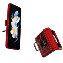 Load image into Gallery viewer, Armor Hinge Heavy Duty Full-Body Rugged Protective Case for Samsung Galaxy Z Flip4 5G With 360°Ring Magnetic Kickstand(Pre-sell) - mycasety2023 Mycasety