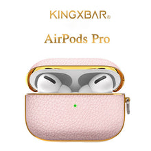 Load image into Gallery viewer, 2021 Luxury Genuine Leather Protective AirPods Pro Case