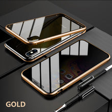Load image into Gallery viewer, 2020 Double-Sided Protection Anti-Peep Tempered Glass Cover For iPhone XS Max/XS/X/XR