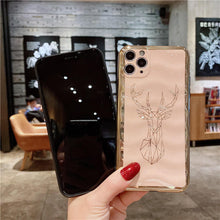 Load image into Gallery viewer, 2020 New Fashion Deer Pattern Electroplating Case For iPhone