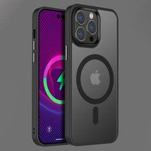 Load image into Gallery viewer, Matte Skin-feel Anti-fall Protective iPhone Case Support MagSafe Charge