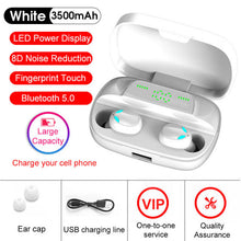 Load image into Gallery viewer, Hembeer Bluetooth Wireless Headphones with Microphone 3500mah Waterproof Earphones HIFI Stereo Noise Cancelling Earbud