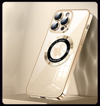 Load image into Gallery viewer, Magnetic Magsafe Electroplated Clear Camera Screen All-inclusive Protective iPhone Case - mycasety2023 Mycasety