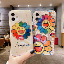 Load image into Gallery viewer, Sunflower Smiley Face iPhone Case - mycasety2023 Mycasety
