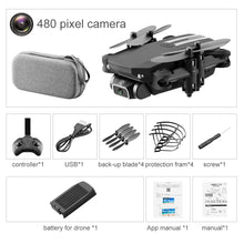 Load image into Gallery viewer, FLASH⚡SALE I 2021 New Mini Drone 4K 1080P HD Camera WiFi Fpv Air Pressure Altitude Hold Black And Gray Foldable Quadcopter RC Dron Toy