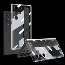 Load image into Gallery viewer, Electroplated Clear Phone Case With Luxury Wristband Holder For Samsung Galaxy S23 Ultra Plus - {{ shop_name}} varyfun